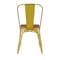 Flash Furniture Yellow Metal Stack Chair with Teak Poly Resin Seat CH-31230-YL-PL1T-GG - alternate 8
